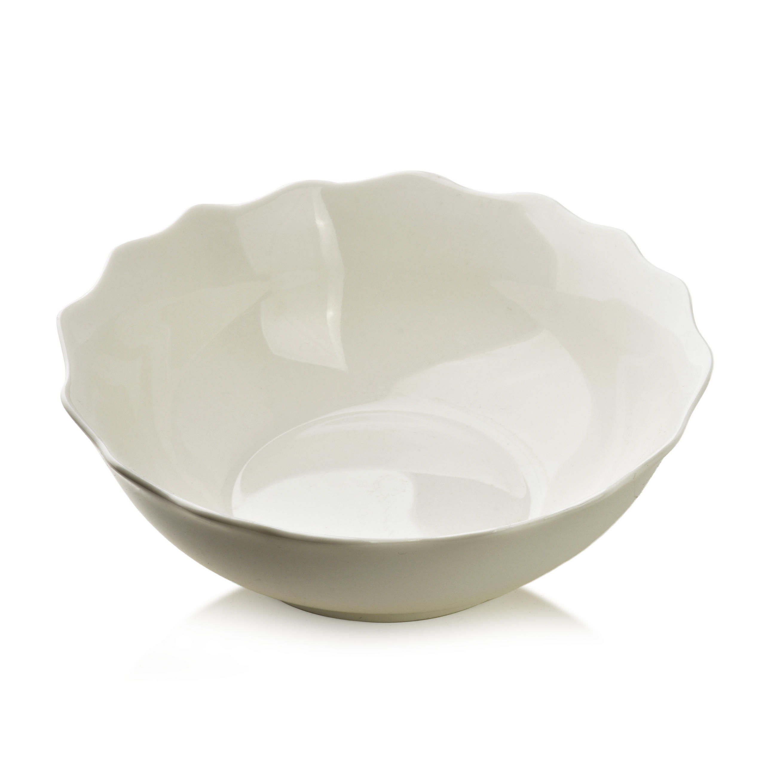 ISABELLE Schüssel 300 ml 14/14/4,8 cm - Weiß, Keramik (14/6cm) - Mondex
