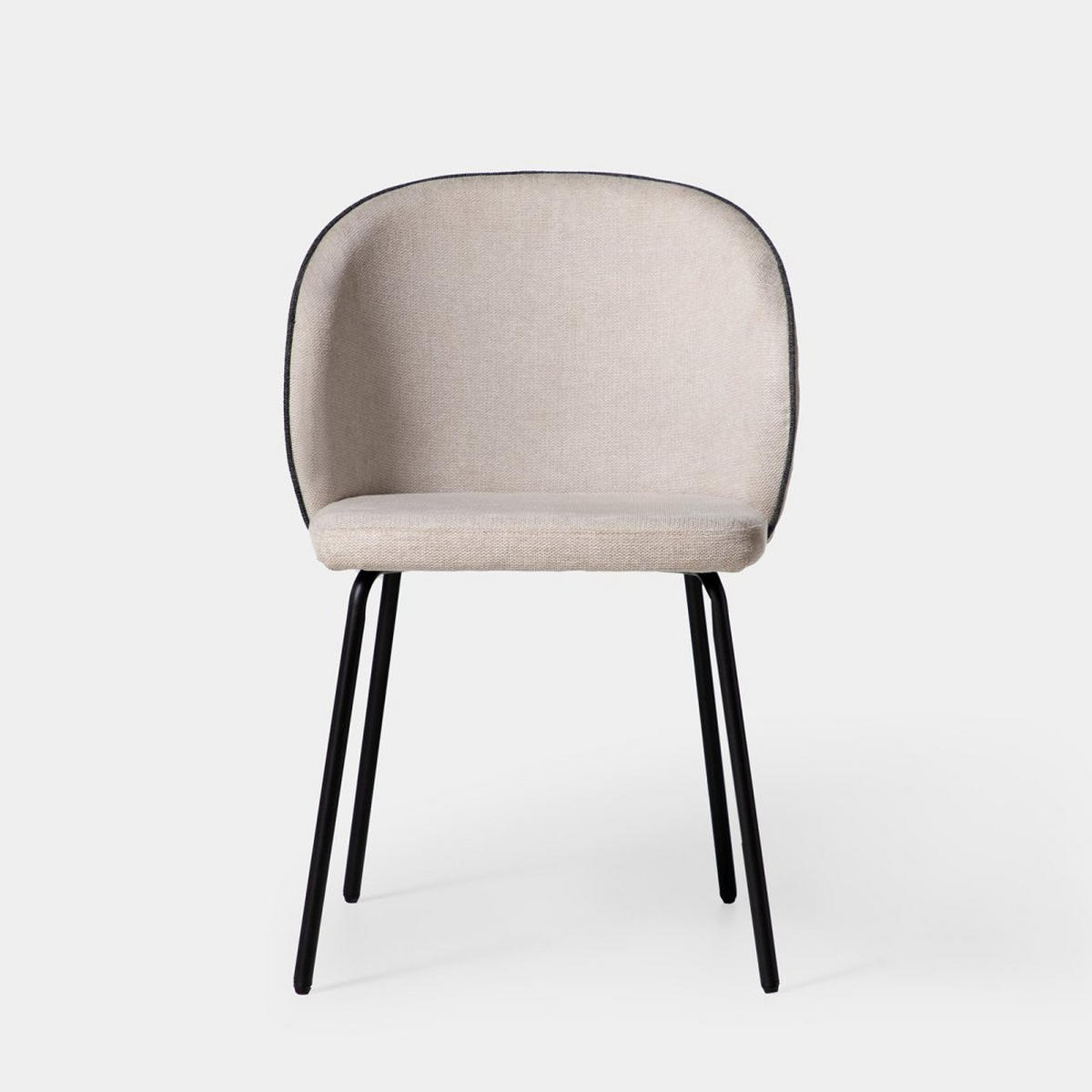 ESSZIMMERSTUHL Norah Beige 49 cm x 80 cm 4er-Set - Beige, Textil (49/80/56cm) - Klast Home