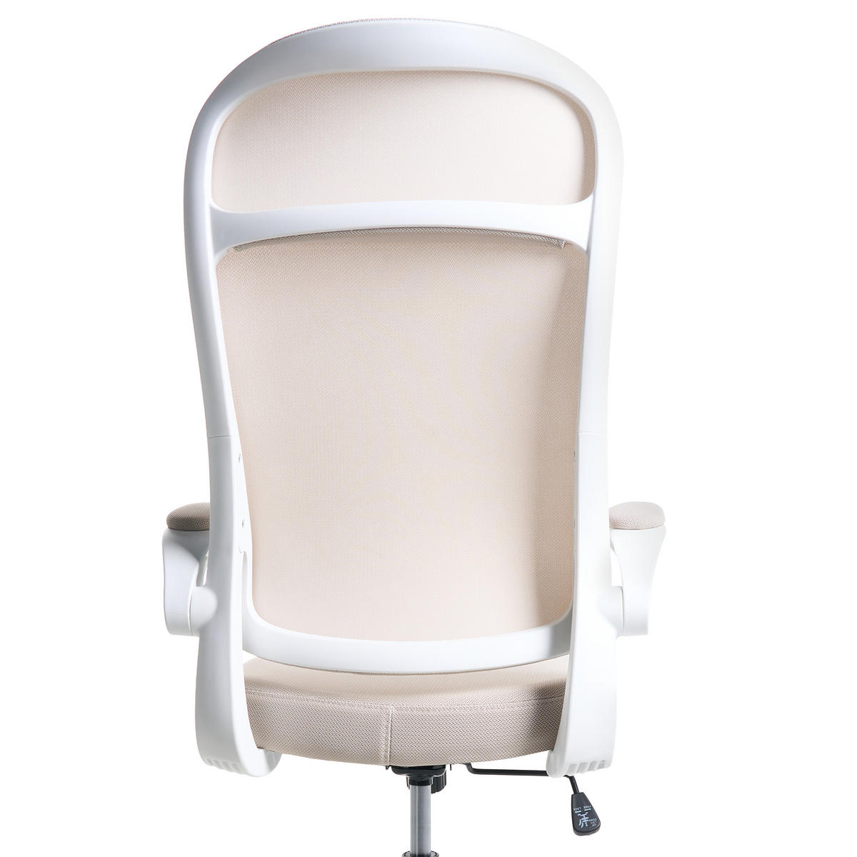 BÜROSTUHL Stoff Beige Nexel - Beige, Textil (60/114/60cm) - Beliani