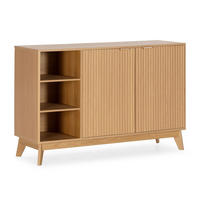 SIDEBOARD Oporto 2 türen Eichenfarbe - Honigeiche, Holzwerkstoff (120/80/40cm)