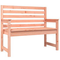 GARTENBANK 109x48x91,5 cm Massivholz Douglasie - Braun, Holz (109/91.5/48cm) - furnicato