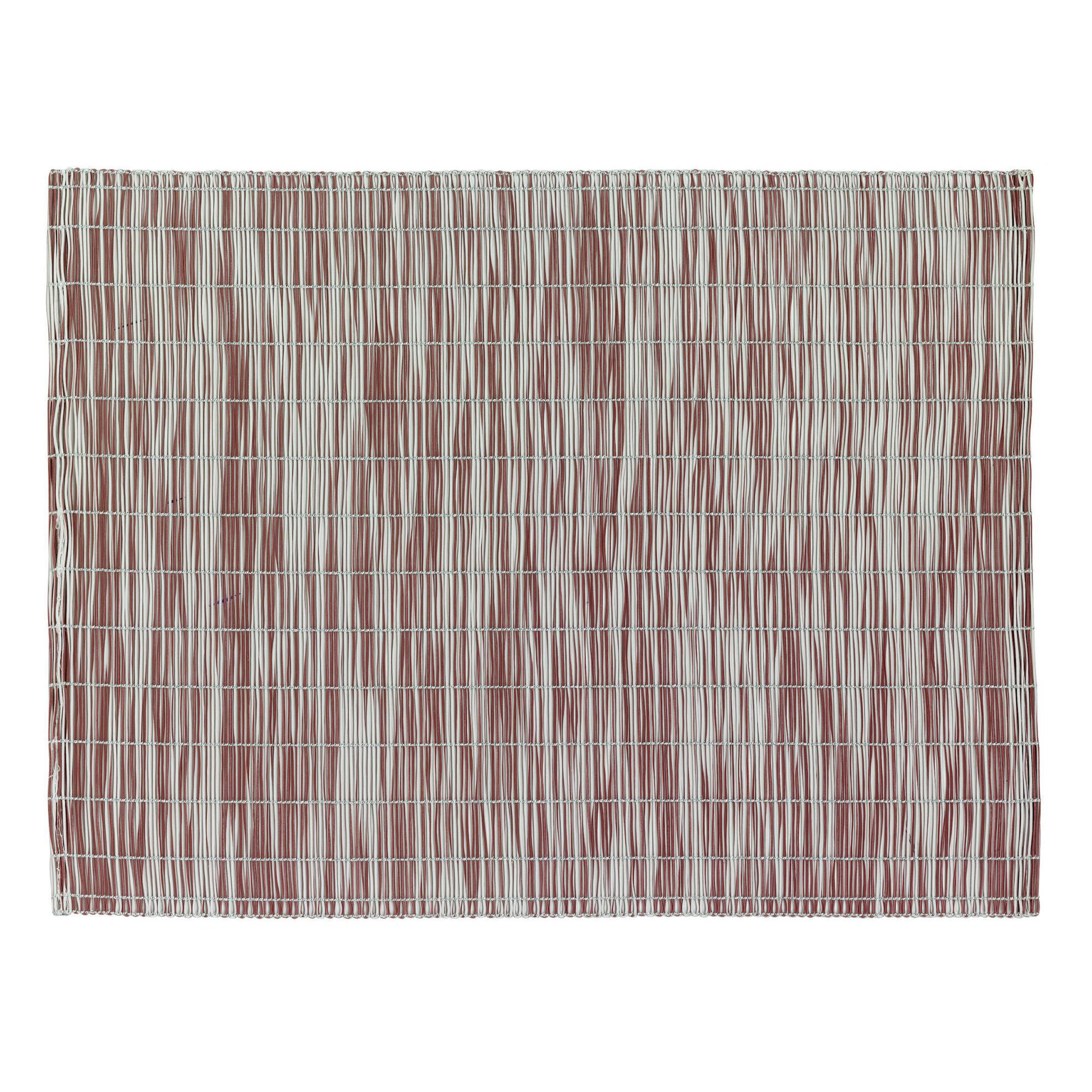 TISCHSET Treza weinrot 33 x 45 cm - Weinrot, Textil (45/33cm) - Winkler