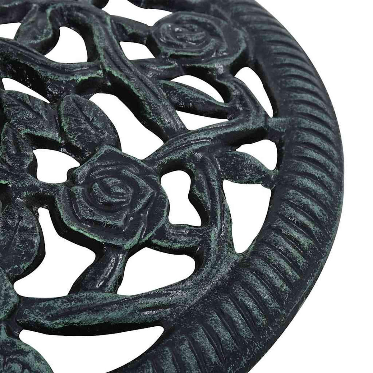 SONNENSCHIRMSTÄNDER Grün 9 Kg 40 Cm Gusseisen - Grün, Metall (40/40cm) - vidaXL