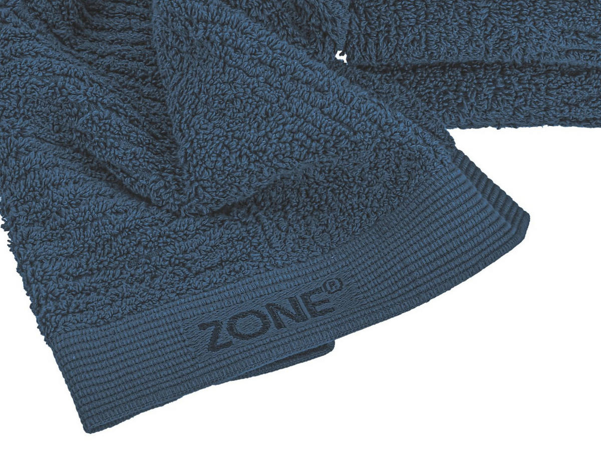 HANDTUCH Classic dark blue 50/100 cm - Blau, Textil (50/100cm) - Zone Denmark