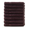 GÄSTEHANDTUCH 30x50 cm Frottier Gästetuch im 8er Set aus 100% Baumwolle, Braun 500g/m2 - Braun, Textil (35/50cm) - Carpe Sonno