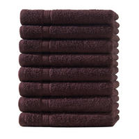 GÄSTEHANDTUCH 30x50 cm Frottier Gästetuch im 8er Set aus 100% Baumwolle, Braun 500g/m2 - Braun, Textil (35/50cm) - Carpe Sonno