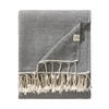 DECKE Olivia Grau 140x200 cm - Grau, Textil (140/200cm) - benuta Pure