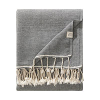 DECKE Olivia Grau 140x200 cm - Grau, Textil (140/200cm) - benuta Pure