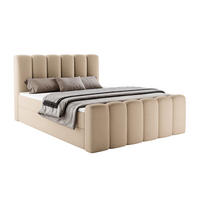 BOXBETT Nola mit Topper Beige 140x200 - Beige, Textil (140/200cm) - Luxkor24