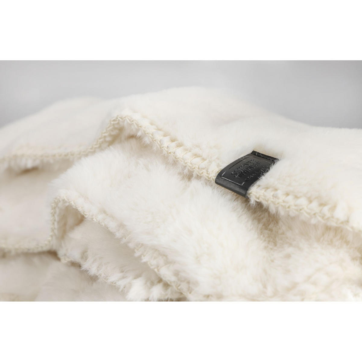 WOHNDECKE ELEGANCE - Perlmutt, Textil (130/170cm) - Schöner Wohnen