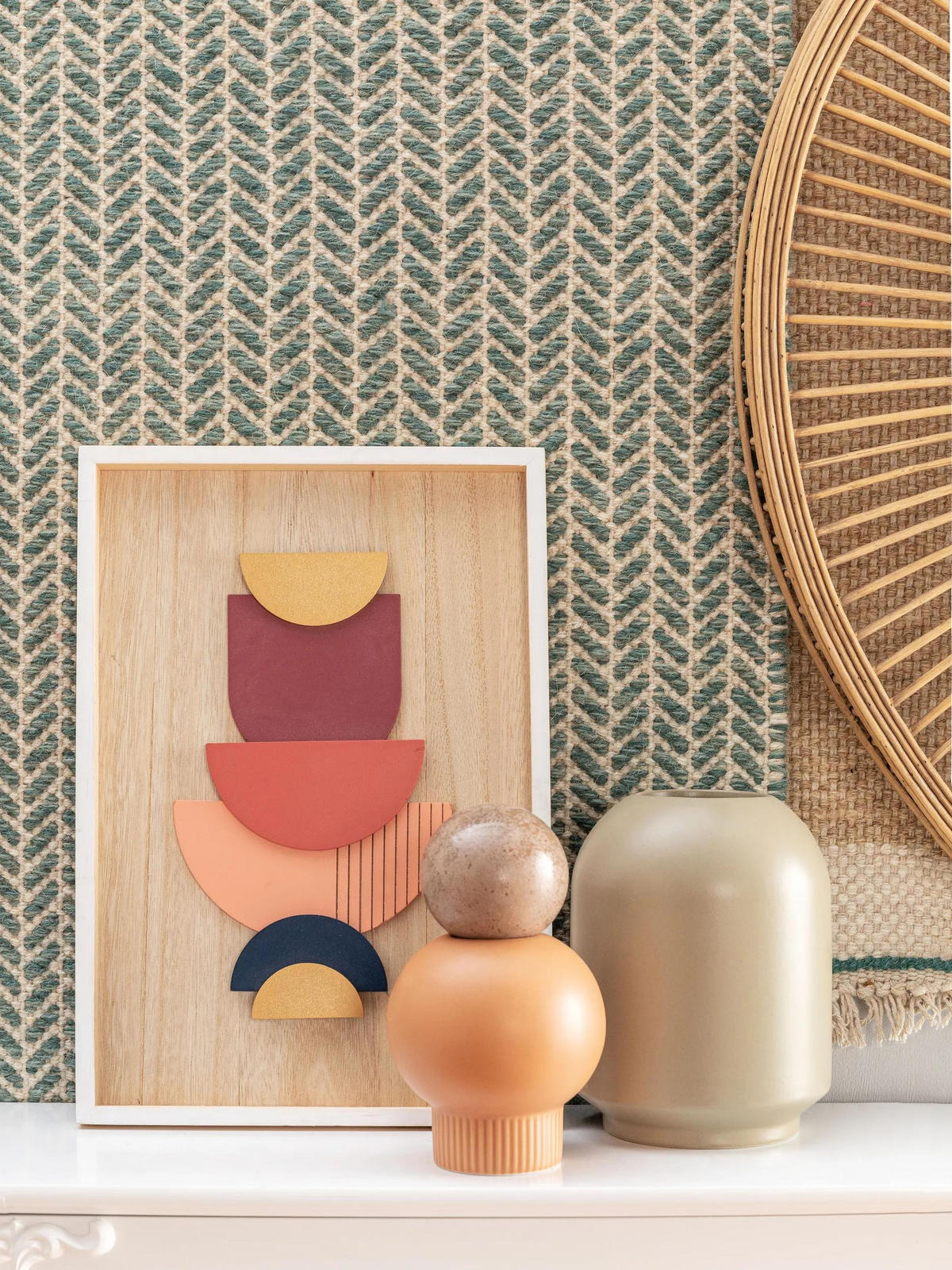 WOLLTEPPICH Kim Mint 160x230 cm - Mintgrün, Textil (160/230cm) - benuta Pure