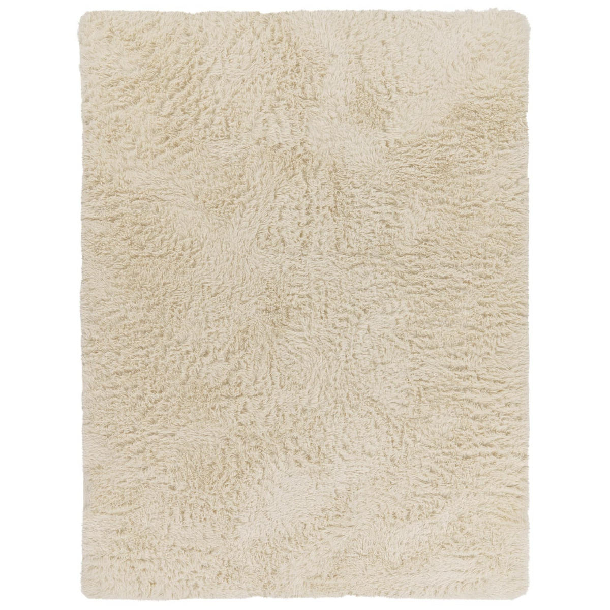 HOCHFLORTEPPICH Elfenbein 80 x 150 cm - Weiß, Kunststoff (80/150cm) - TT Home
