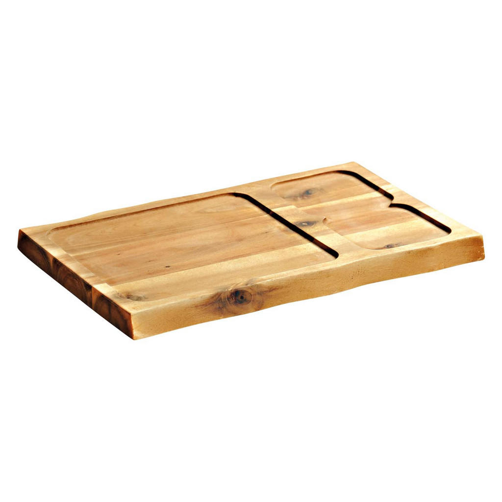 Thumbnail - Kesper Servierbretter, Natur, Holz, Rechteckig, 24x2.5x37.5 cm, Tischkultur & Servieren, Servierplatten