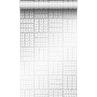TAPETE Blätter 53 cm x 10.05 m - Grau, Papier (53/1000cm) - Origin Wallcoverings