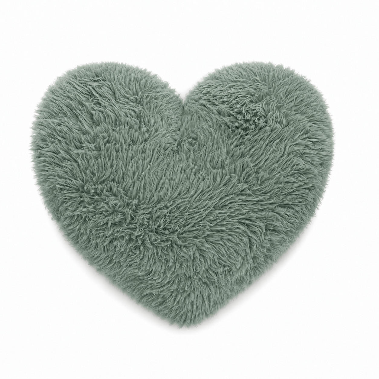 HERZKISSEN Mammoth flauschig - Salbeigrün, Textil (40/40cm) - MeowBaby