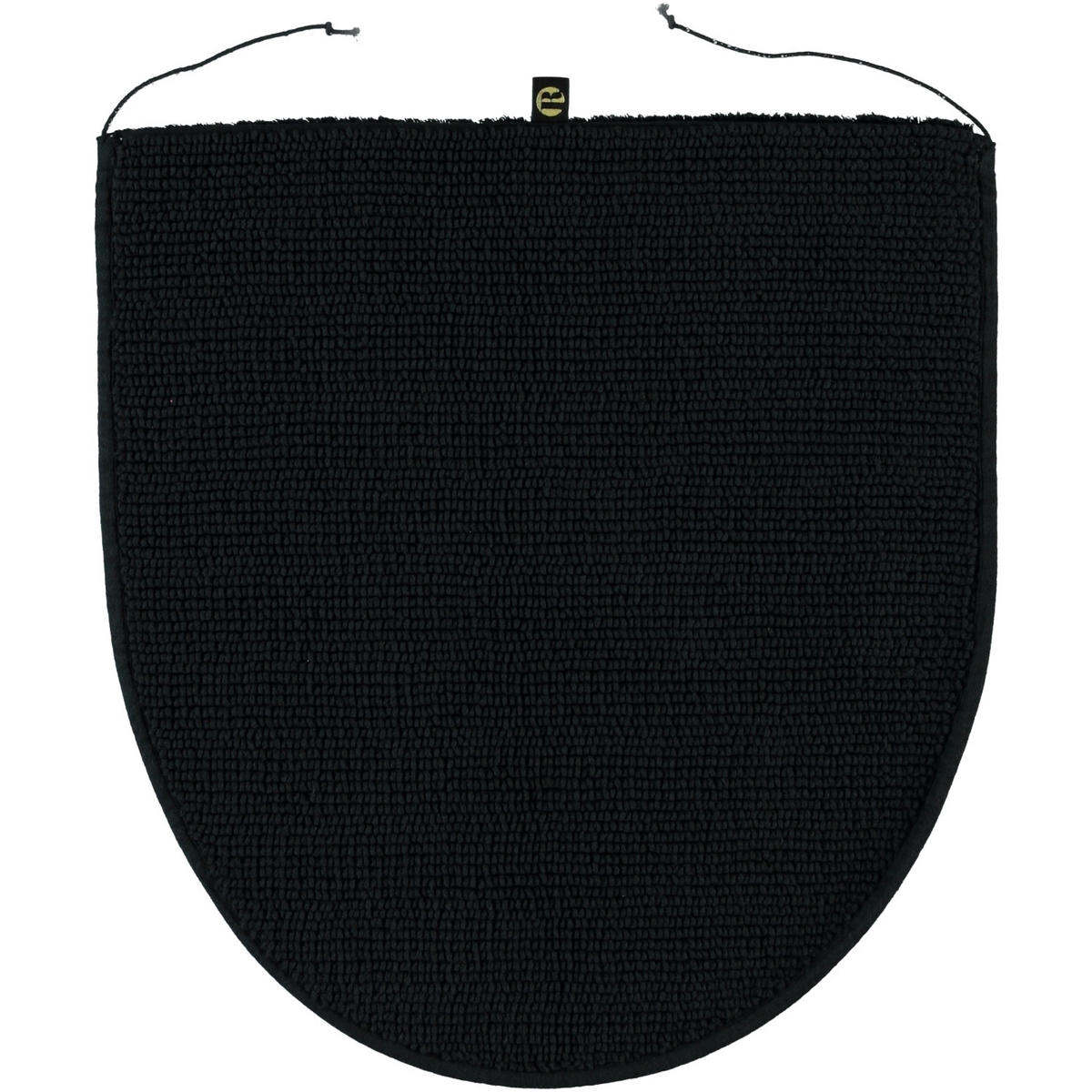 WC-DECKELBEZUG PRESTIGE SCHWARZ - 15 - Schwarz, Textil (45/50cm) - Rhomtuft