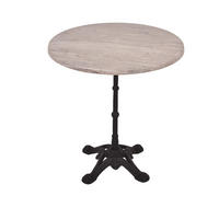BISTROTISCH Kollin Ø70cm Rund Hellbraun Holz Cafétisch - Hellbraun, Holz (70/70/53cm) - DELUKE
