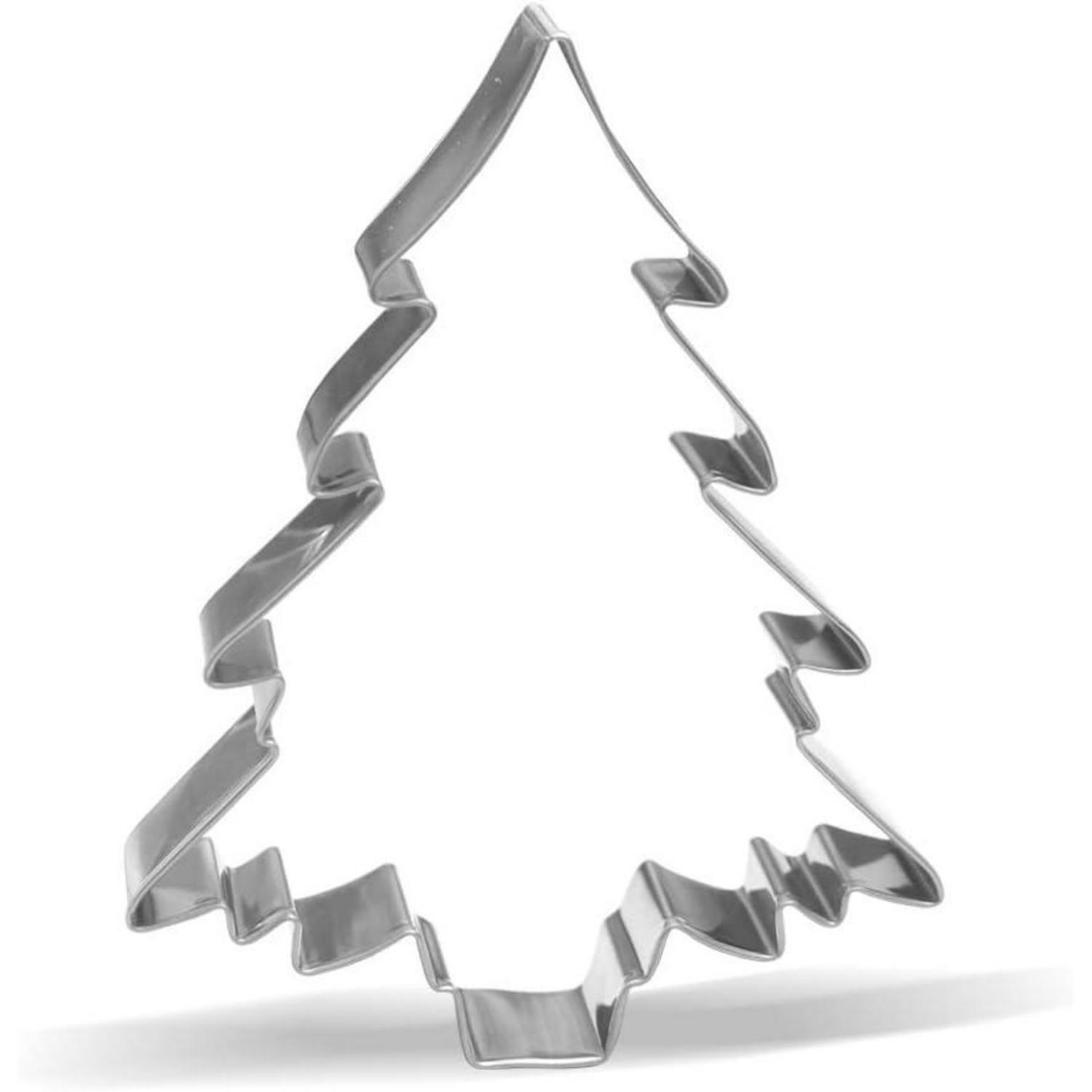 AUSSTECHFORM Weihnachtsbaum Edelstahl 11,9 cm - Silberfarben, Metall (2.5/12/9.4cm)