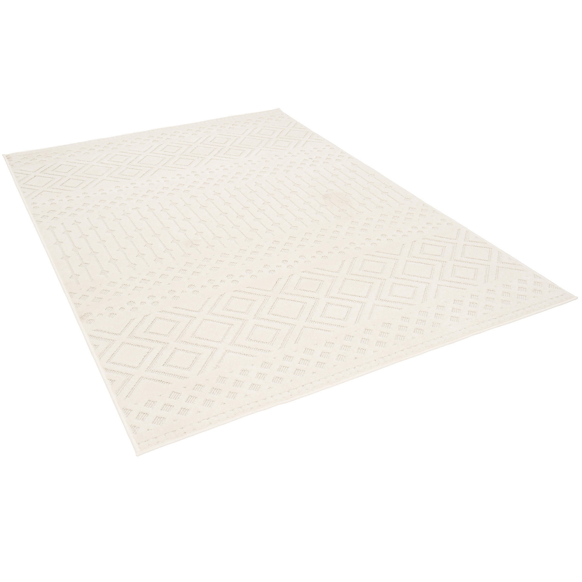 Thumbnail - Pergamon Flachgewebe, Ecru, Textil, 140x200 cm, Teppiche & Böden, Teppiche, Flachgewebe-Teppiche