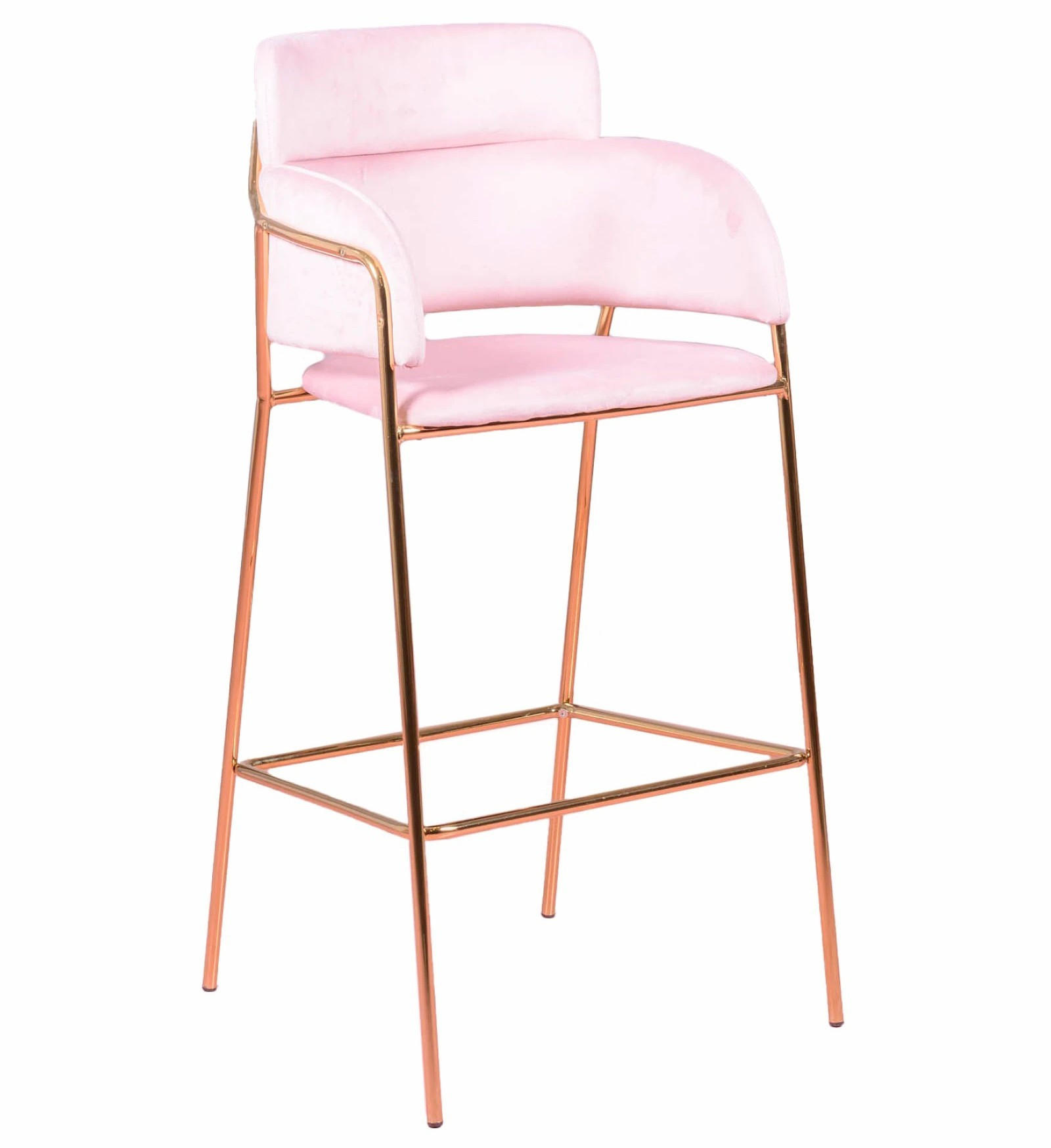 HOCKER Textil Pink - Pink, Textil (54/107/51cm) - Nest Dream