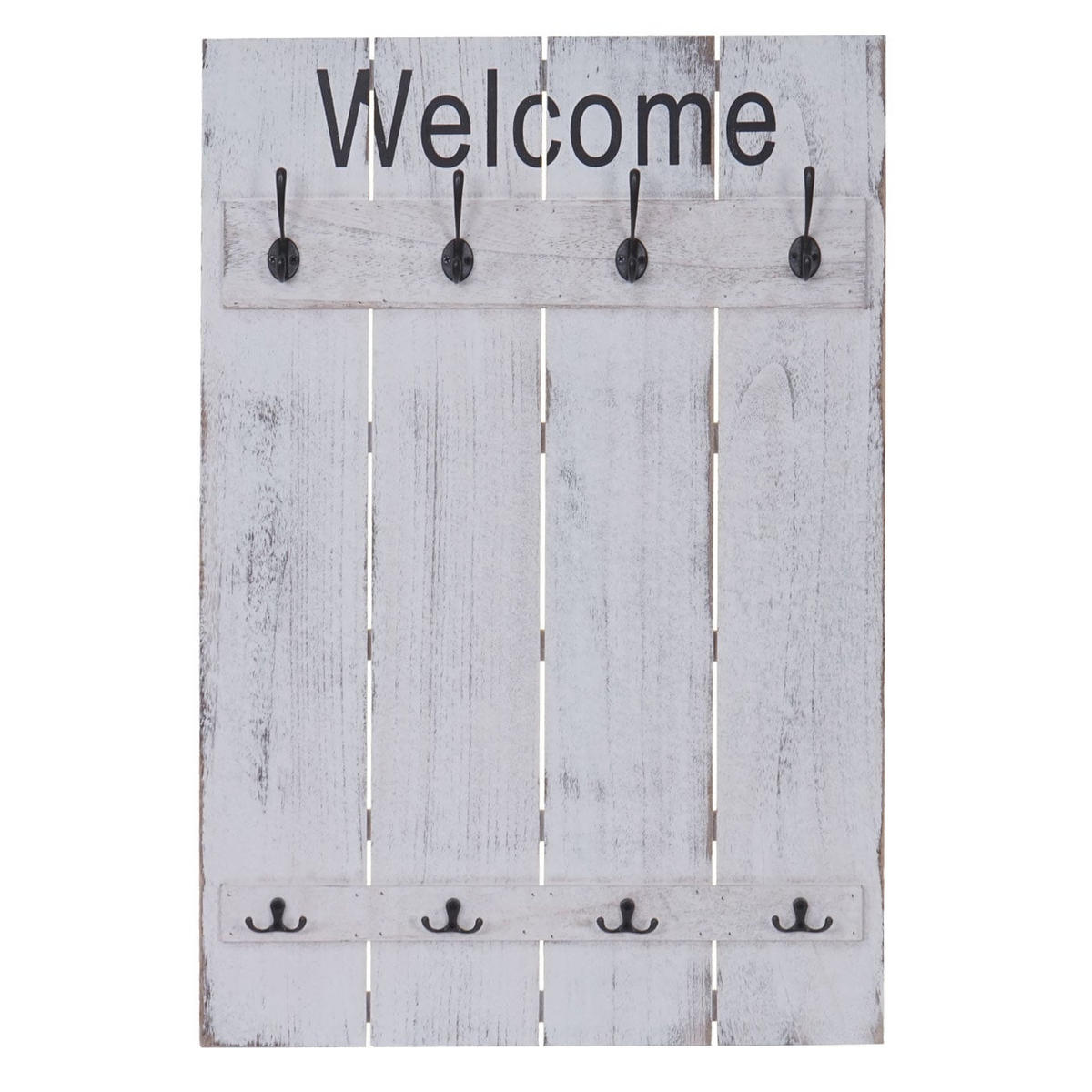 WANDGARDEROBE WELCOME SHABBY Cremeweiß - Weiß, Holz (60/90/8cm) - MCW