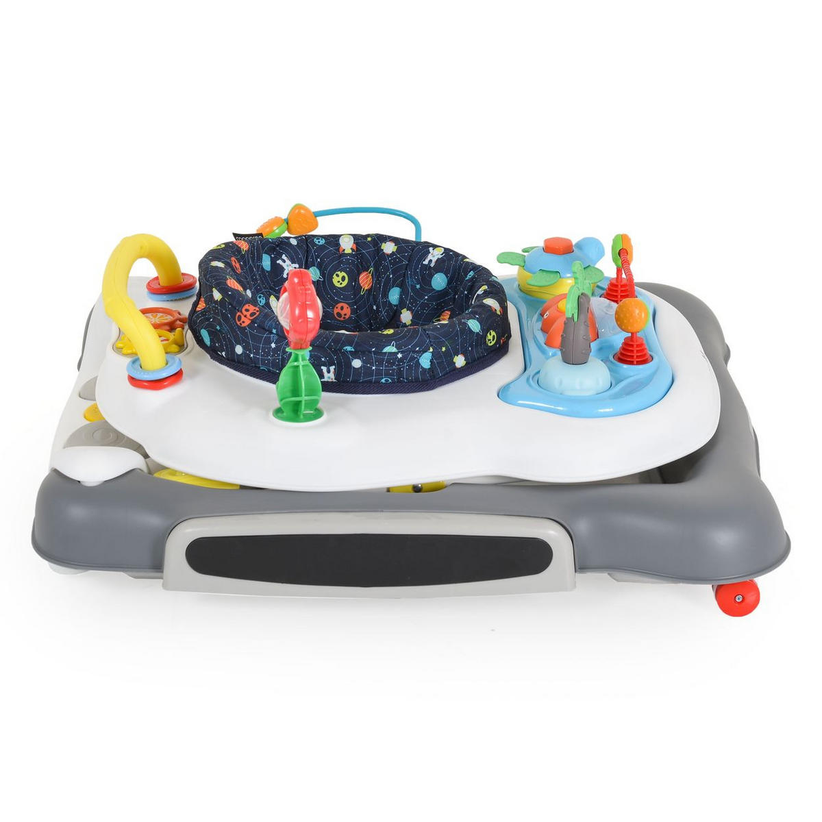 LAUFHILFE Regalo 4 in 1 blau Wippe Hopser, Spielcenter, Musik, klappbar - Blau, Kunststoff (64/48/73cm) - Cangaroo