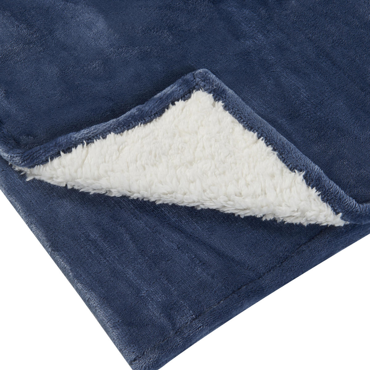 PŘIKRÝVKA Archi - světle modrá, textil (180/130cm) - [en.casa]