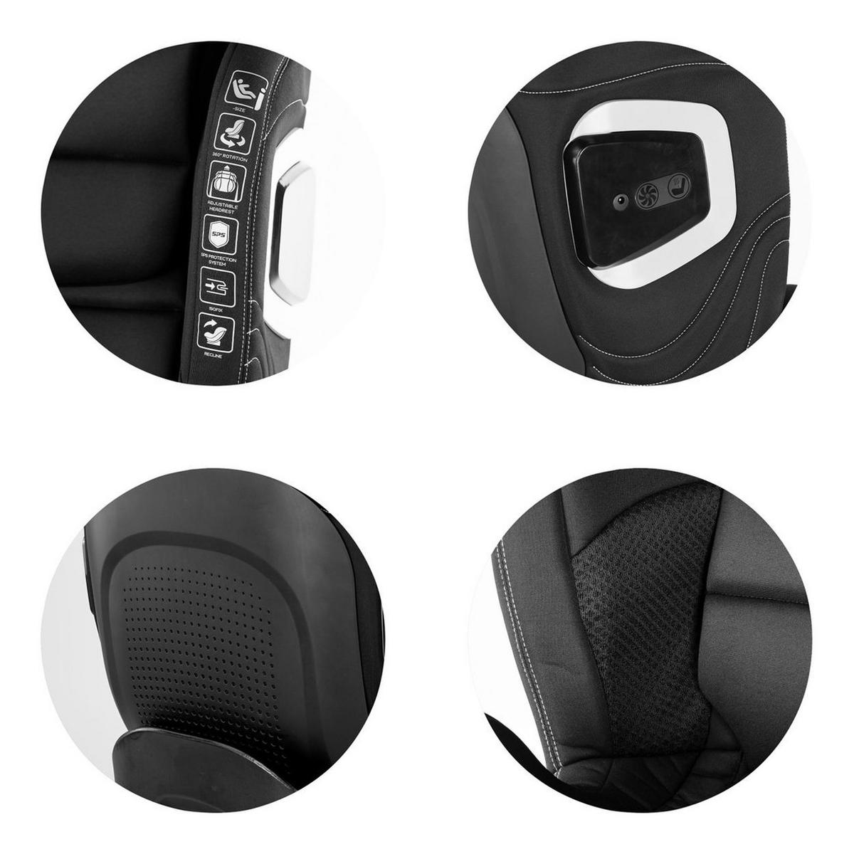 KINDERSITZ Clima Air i-Size beige (40-150 cm) Isofix Lüftungs-Heizfunktion - Beige, Kunststoff (44/58/54cm) - Chipolino