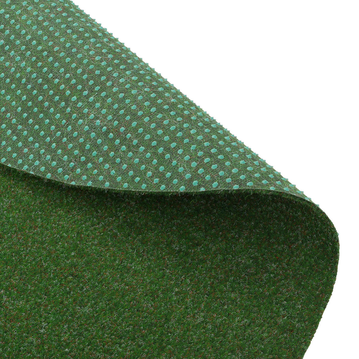 KUNSTRASEN RASENTEPPICH MIT NOPPEN KINGSTON RUND - Grün, Textil (133/133cm) - Snapstyle