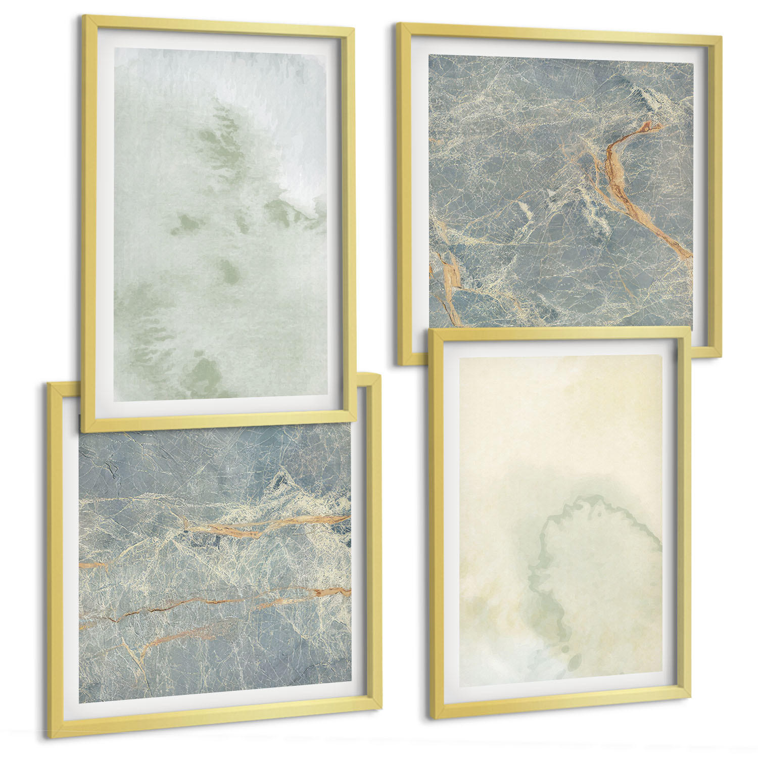 Tulup Bilder Gold 50x50 cm