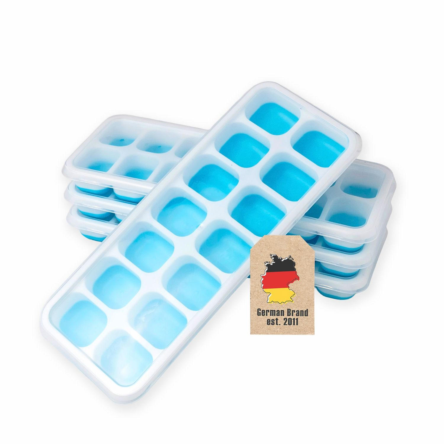 Intirilife Eiswürfelform Blau 9.9x2.9x25.5 cm