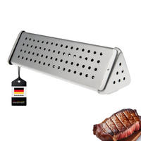 RÄUCHERBOX, silber, Edelstahl - Edelstahlfarben, Metall (6/21/6cm) - bremermann