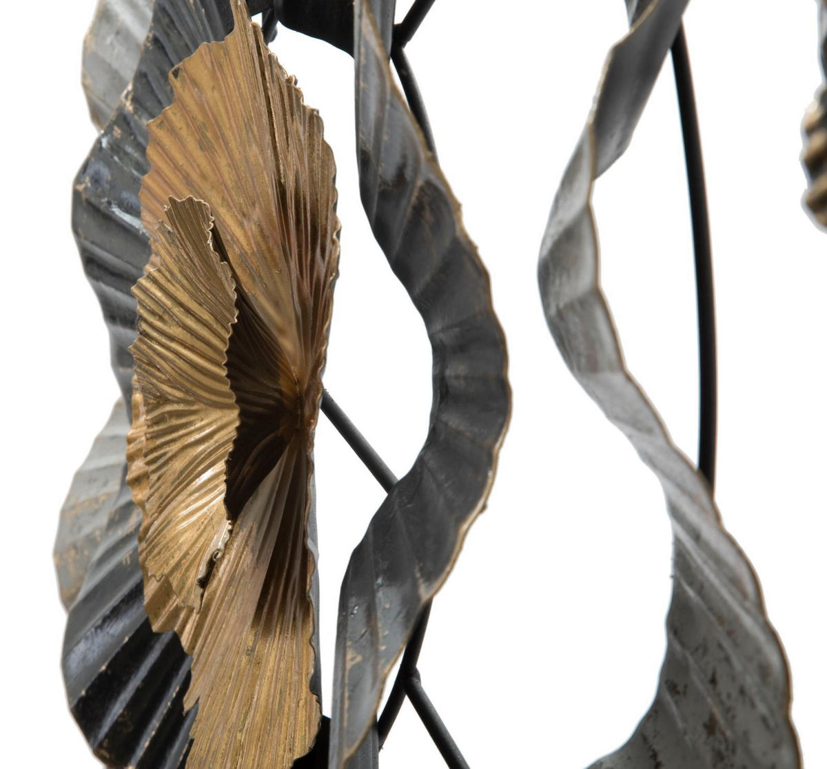 WANDDEKORATION Otos, mehrfarbig, Eisen, 100 x 80 cm - Multicolor, Metall (100/80/8cm) - Mauro Ferretti