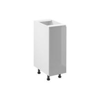 UNTERSCHRANK 30 cm – Velmora D30 P/L Grau/Hochglanz – Grau / Hochglanz / Links - Grau, Holzwerkstoff (30/82/47cm) - ROYAL24_MARKT