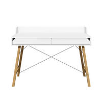 PSACÍ STŮL Bílá - bílá, kompozitní dřevo (60/120/86cm) - Petits-meubles