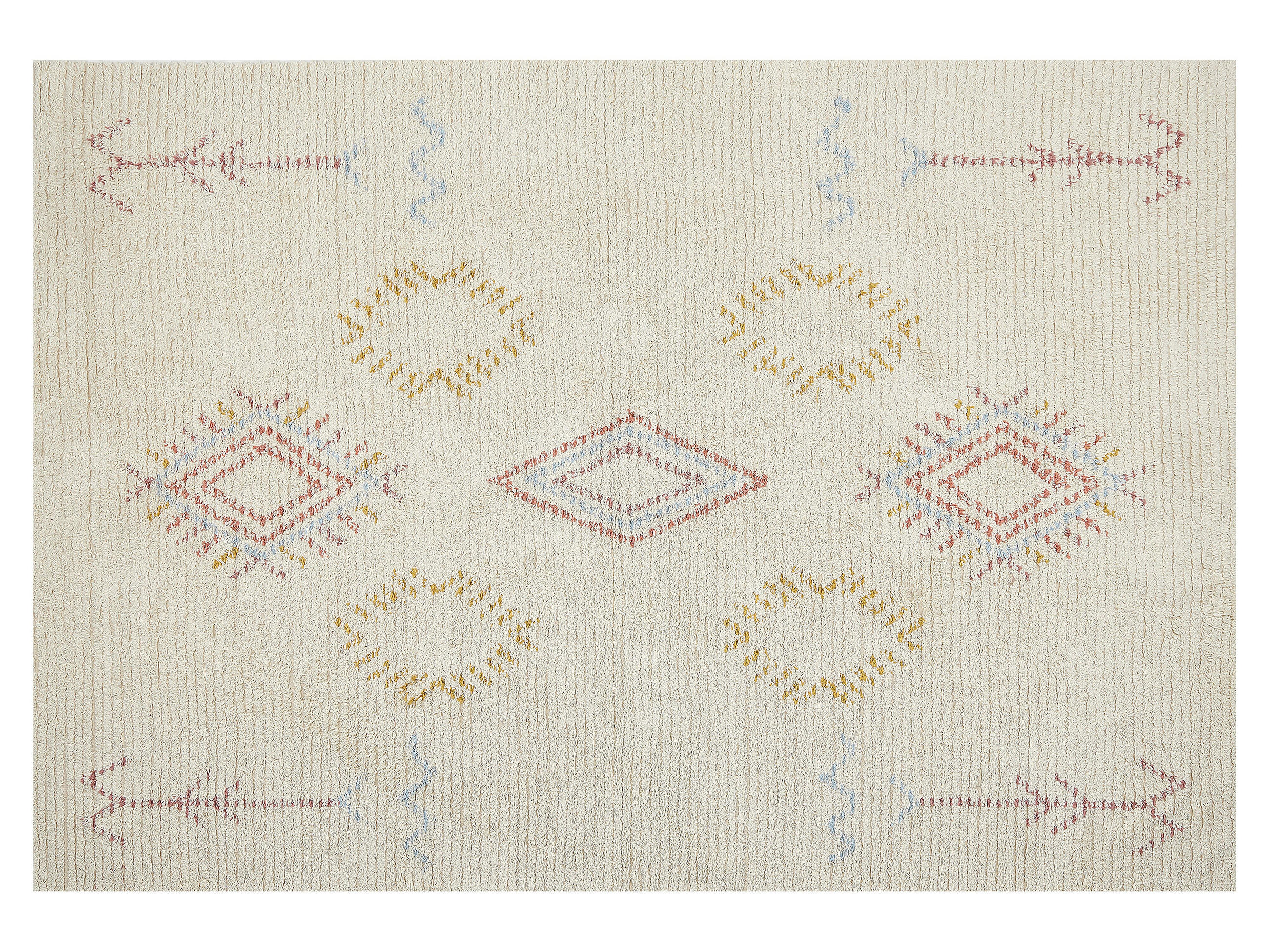KURZFLOR-TEPPICH Bettiah 200/140 cm - Beige, Textil (140/200cm) - Beliani