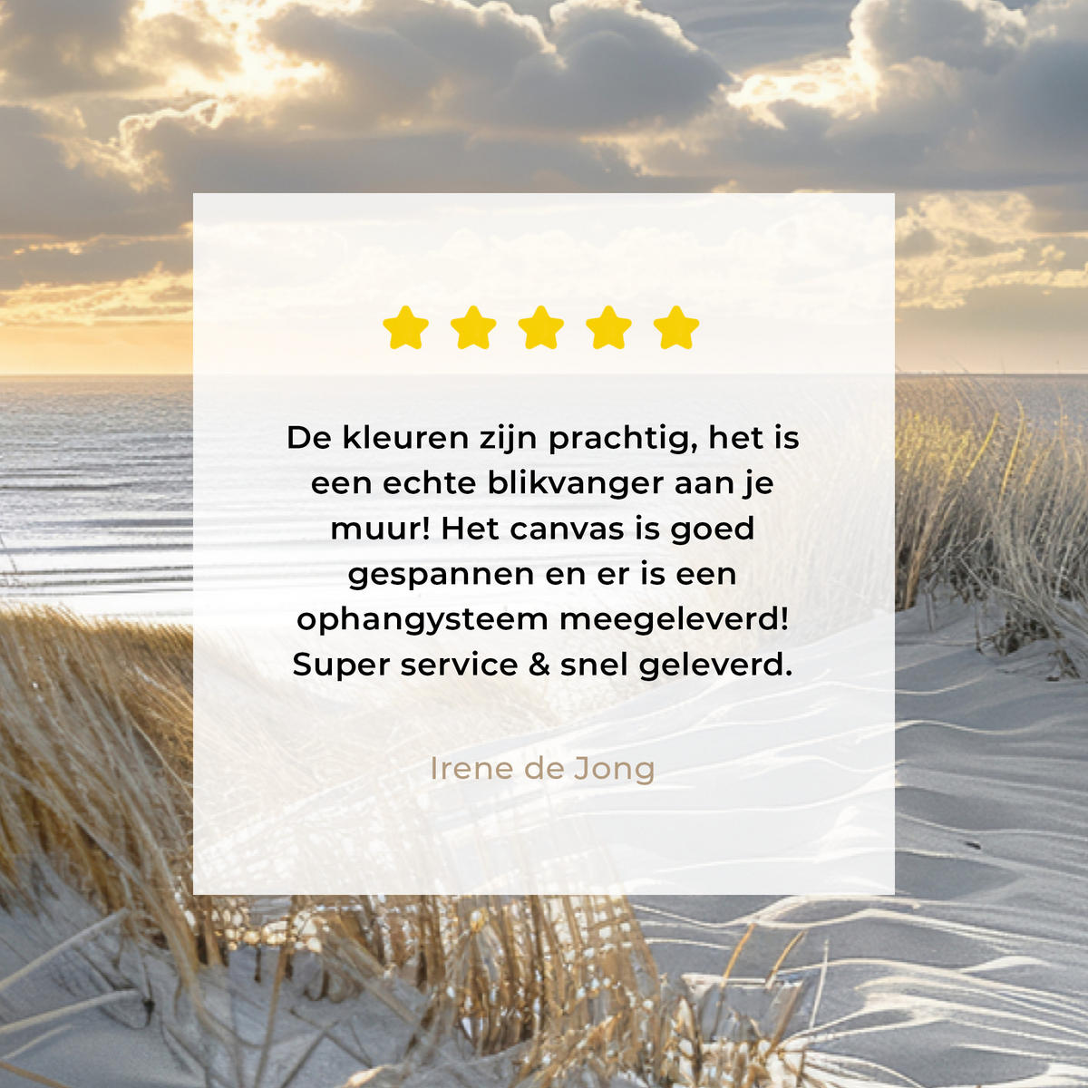 LEINWANDBILD Ausblick - Strand - Dünen - Meer - Natur Wohnzimmer Groß 120x80 cm - Sandfarben, Textil (120/80cm) - MuchoWow