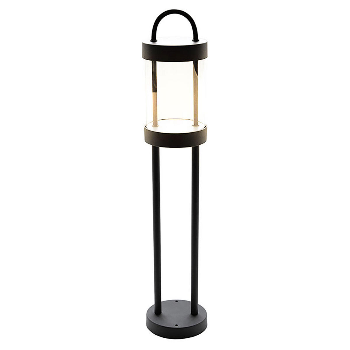 LED WEGELEUCHTE LUNDEN Alu Anthrazit - Anthrazit, Metall (12.5/12.5/65cm) - Nowa