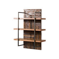 WANDREGAL Altholz 90x40x120 natur lackiert LYON #141 - Naturfarben, Holz (90/120/40cm) - Massivmoebel24