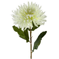 UMĚLÁ CHRYZANTÉMA, 75 cm, bílá - bílá, plast (75cm) - Mondex