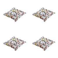 SITZKISSEN Blaze - Mehrfarbig - 50/50/7 cm - 4er-Set - Multicolor, Textil (50/7/50cm) - Madison