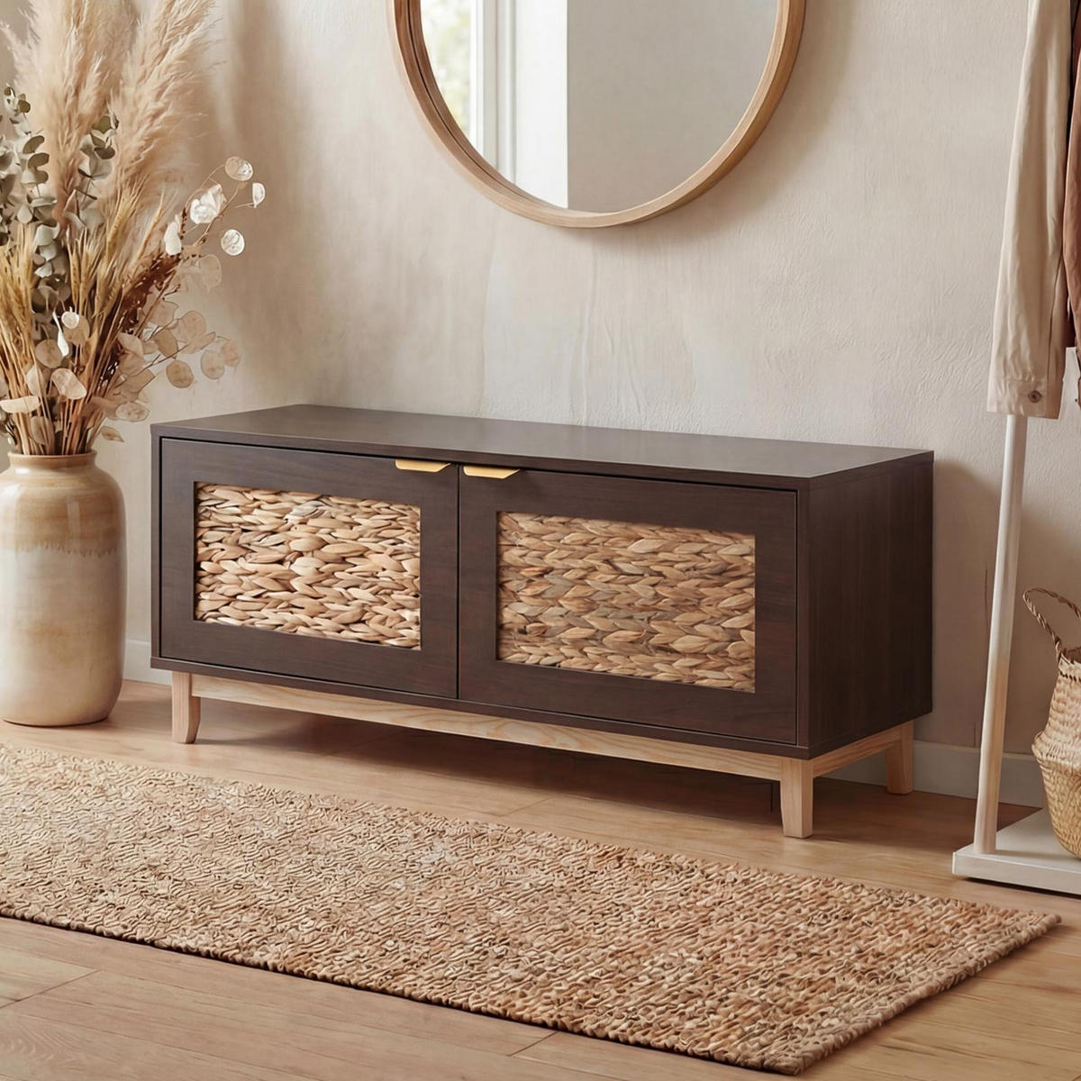 KLOP Walnuss Dekor - barva oreha, les (100/45/42cm) - MCW