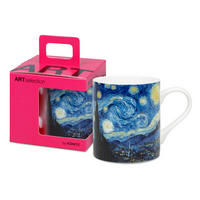 KAFFEEBECHER Sternennacht - Van Gogh, in Geschenkbox - Naturfarben, Keramik (0.4L) - Könitz