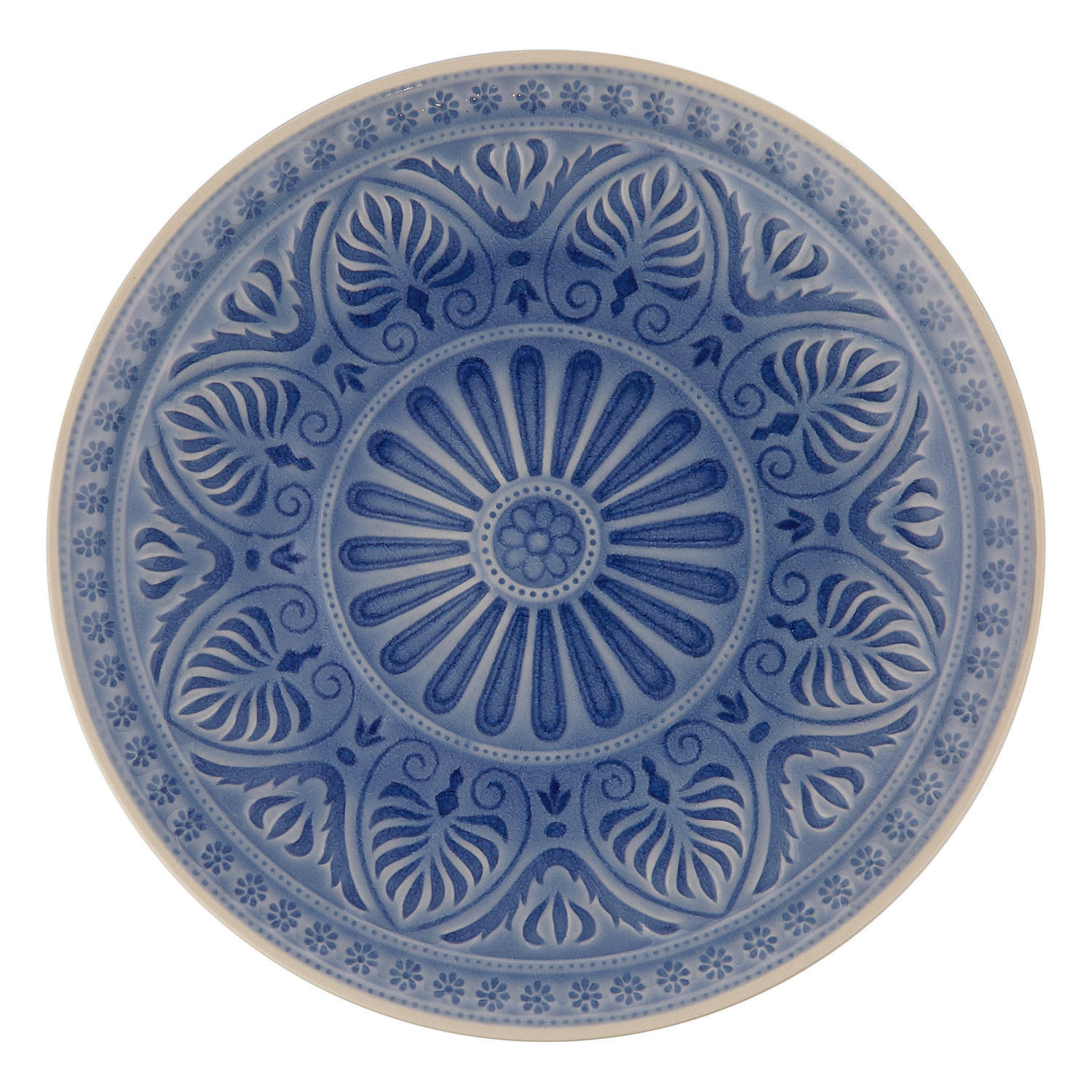 TELLER Sumatra - Hellblau, Keramik (31/31/3cm) - Butlers