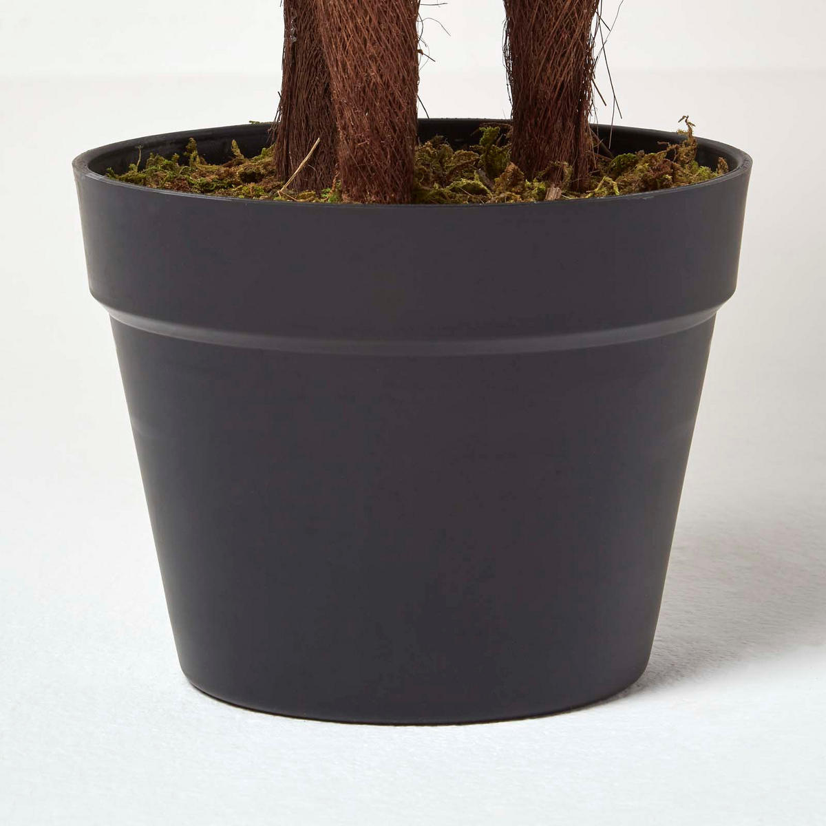 KUNSTPALME Rhapis, 120 cm - Grün, Kunststoff (120cm) - Homescapes