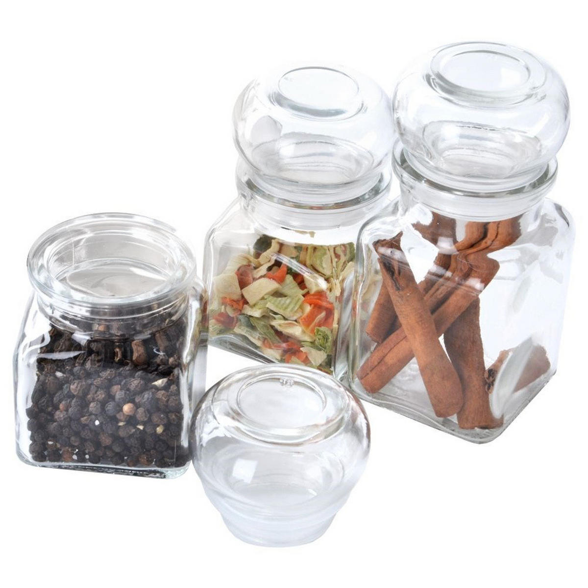 GEWÜRZGLAS hermetisch 150 ml Transparent - Transparent, Glas (5.5/12/5.5cm) - Orion 