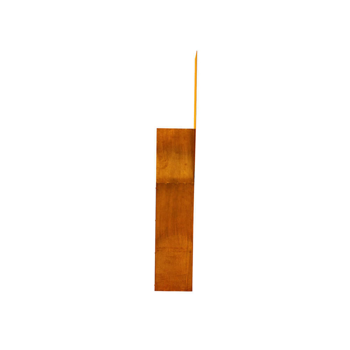 GARTENKAMIN mit Holzlager SWING - Made in Germany - Orange, Metall (60/220/35.5cm) - Home Deluxe