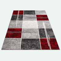 KURZFLOR-TEPPICH SINAI 057 ROT 60X100 - Rot, Kunststoff (60/100cm) - Paco Home
