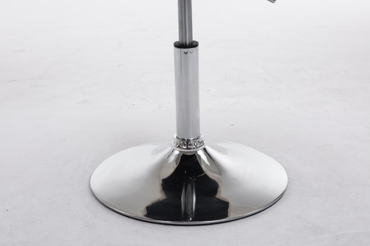 ESSZIMMERSTUHL Peko-Two Kunstleder, Gestell Metall in Chromoptik Grau - Chromfarben/Grau, Textil/Metall (43/104/56cm) - TPFLiving