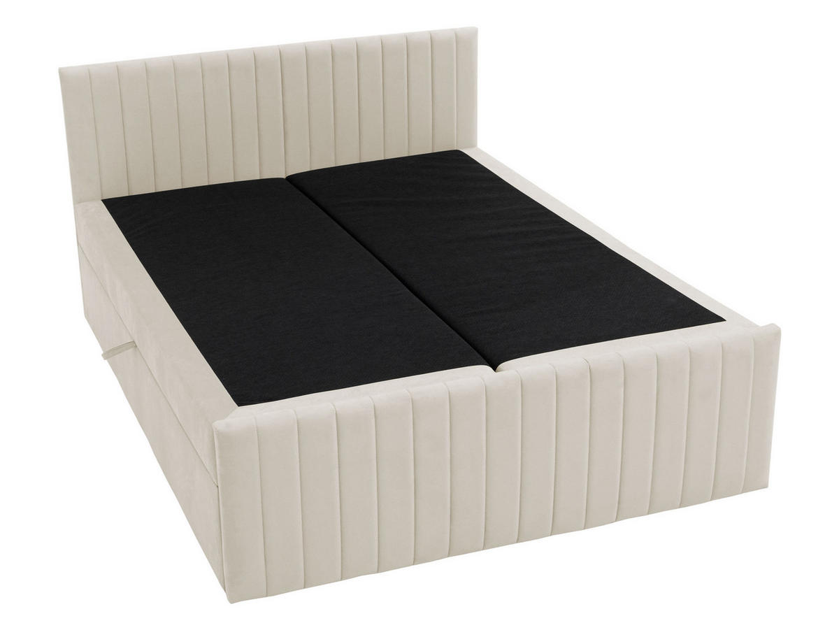 BOXBETT Tirulo Fix - Blau/Schwarz, Holzwerkstoff/Kunststoff (180/200cm) - MIRJAN24